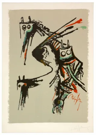 Lithograph Lam - Salon de Mai