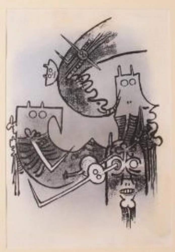 Lithograph Lam - SENZA TITOLO