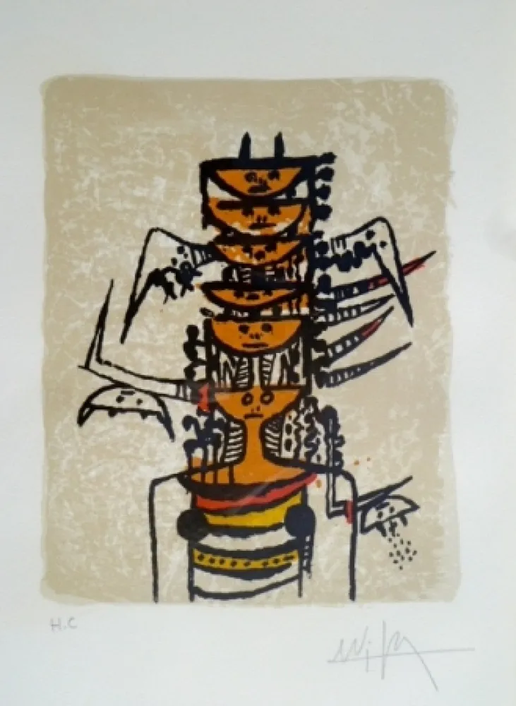 Lithograph Lam - Sin Título