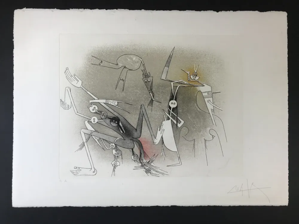 Etching And Aquatint Lam - Untitled from ''Visible invisible folder''