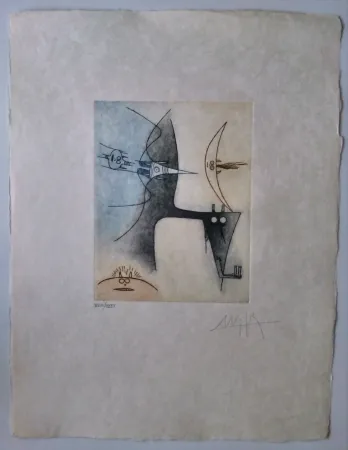 Etching And Aquatint Lam - Vingtieme Parallele