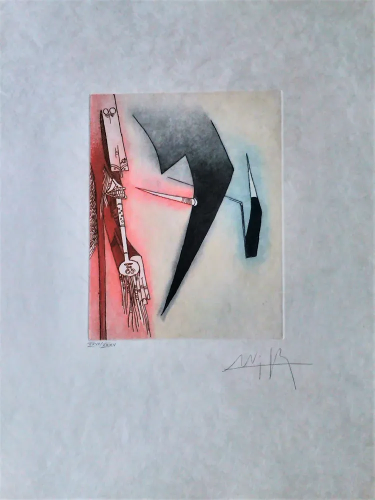 Etching And Aquatint Lam - Vingtieme Parallele