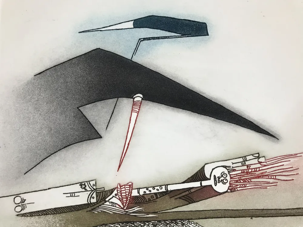 Etching And Aquatint Lam - Vingtième Parallèle Suite ( 20th Parallel Series )