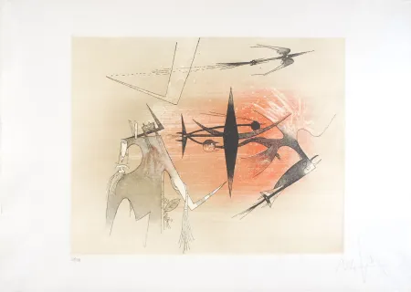 Engraving Lam - Visible invisible - plate IV