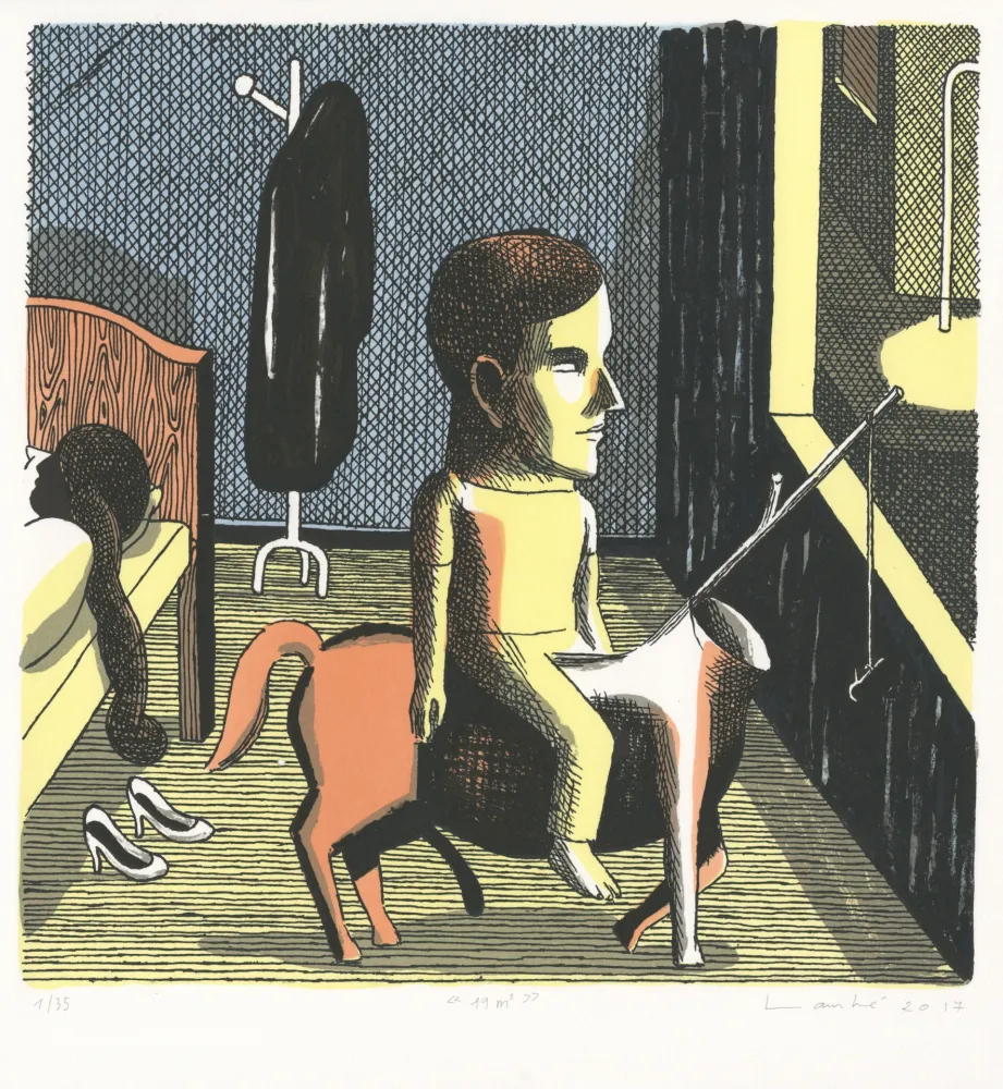 Lithograph Lambé - 19m2