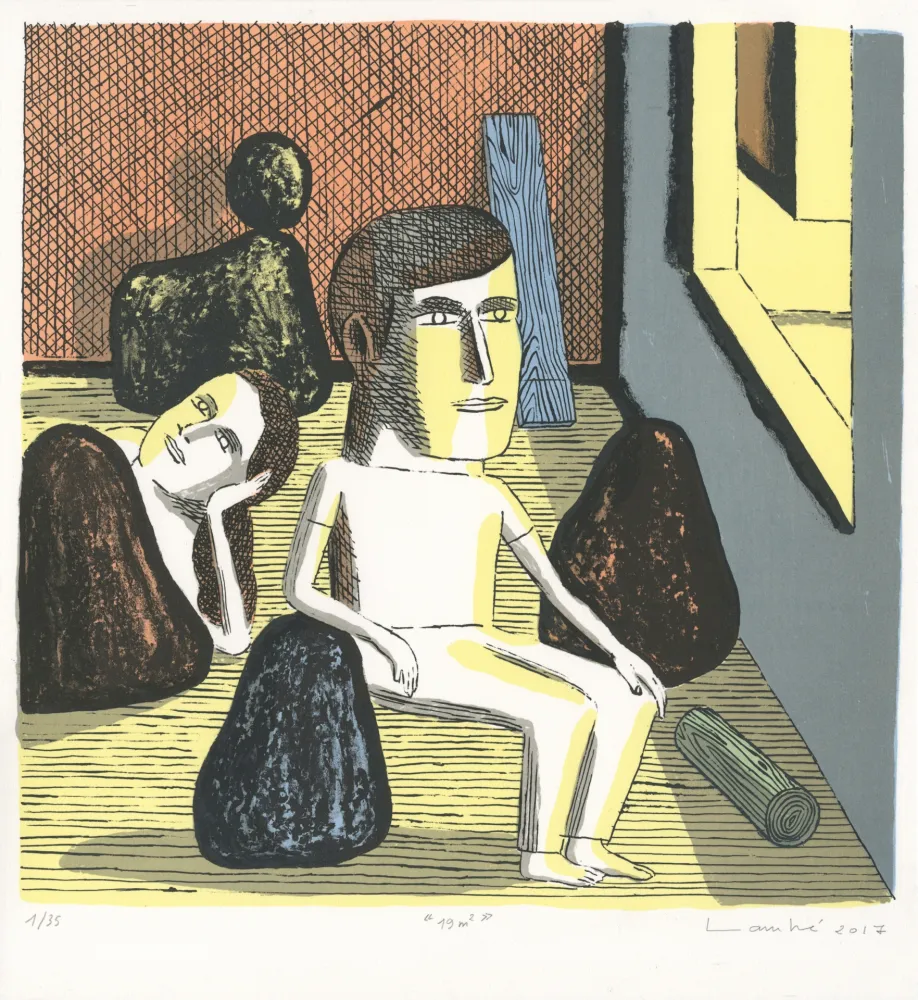 Lithograph Lambé - 19m2