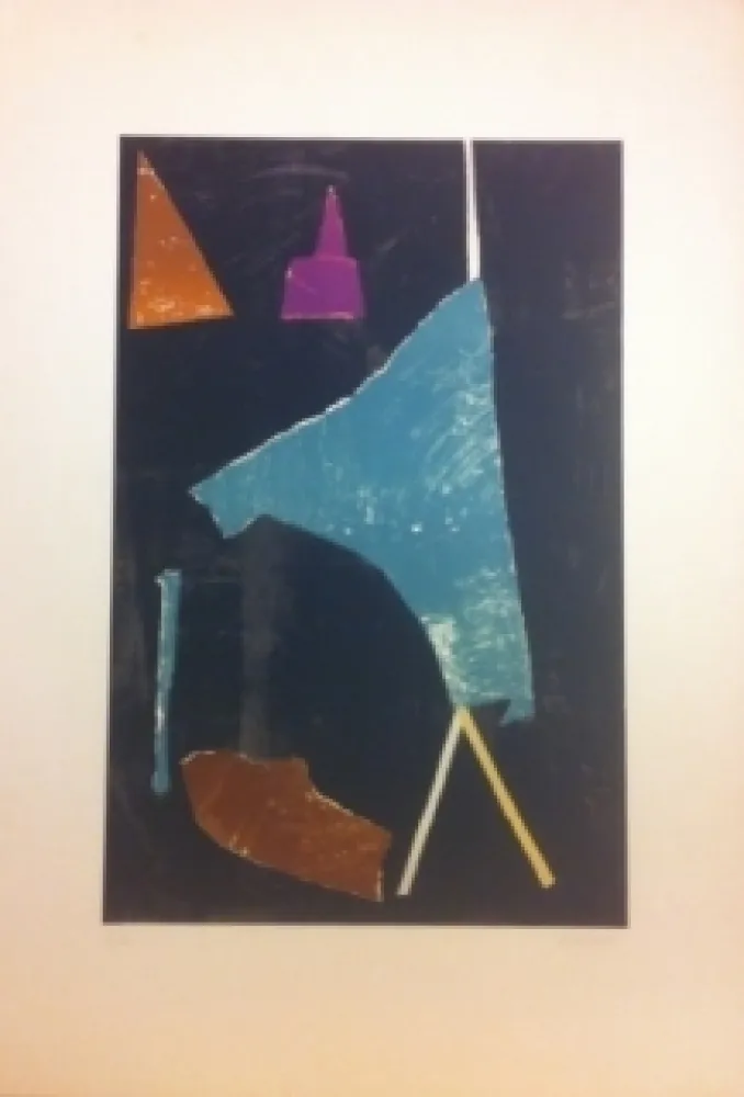 Lithograph Lanskoy - Composition