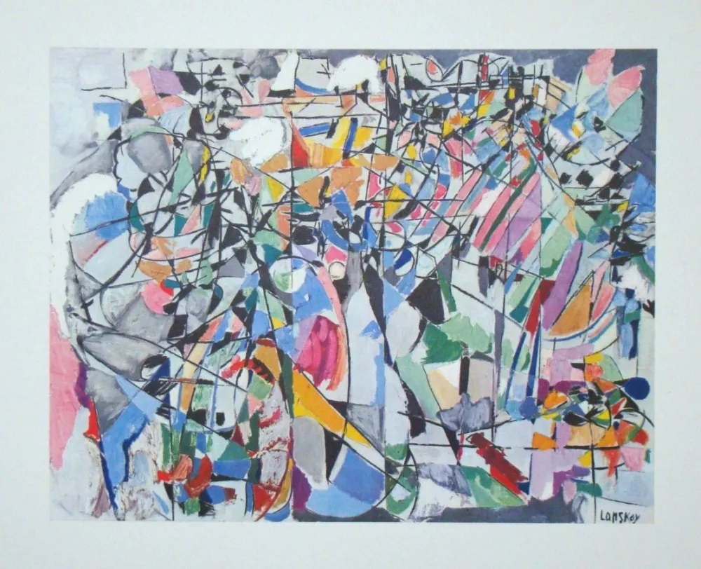 Lithograph Lanskoy - Les heures, les jours et les années