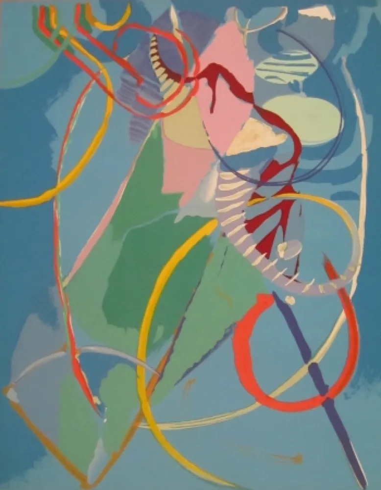 Lithograph Lanskoy - Lithograph from the Génèse Portfolio