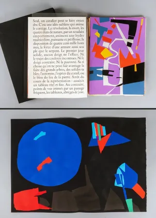 Illustrated Book Lanskoy - Pierre Lecuire : CORTÈGE. 24 pochoirs (ex. de tête avec suite complète) 1959.