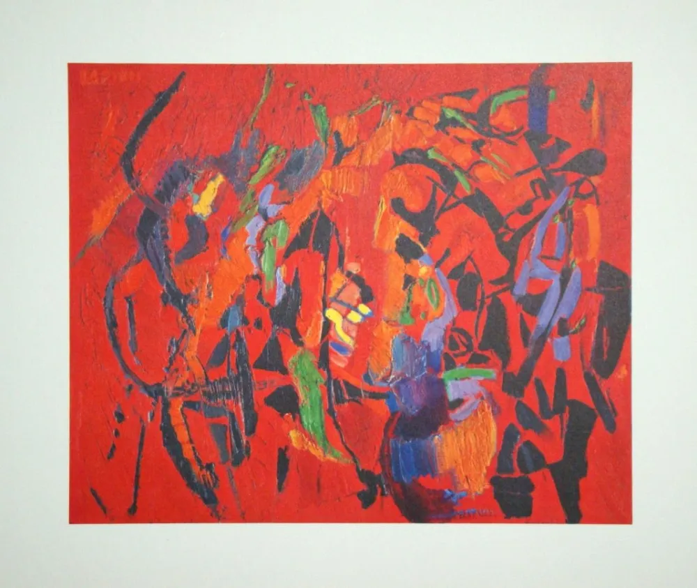 Lithograph Lanskoy - Rupture poétique