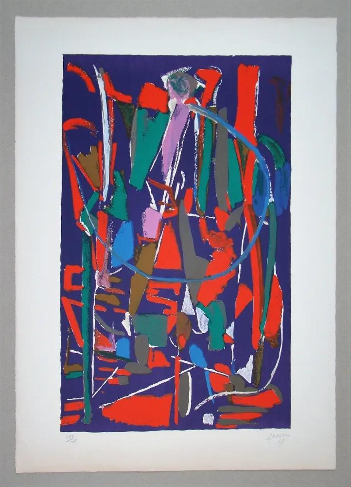 Lithograph Lanskoy - Sans titre