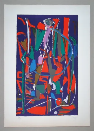 Lithograph Lanskoy - Sans titre