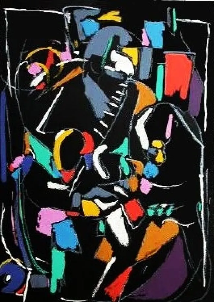 Lithograph Lanskoy - Sans titre