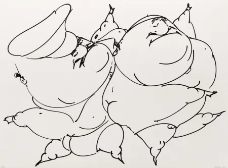 Lithograph Lanzarini  - Coreografía