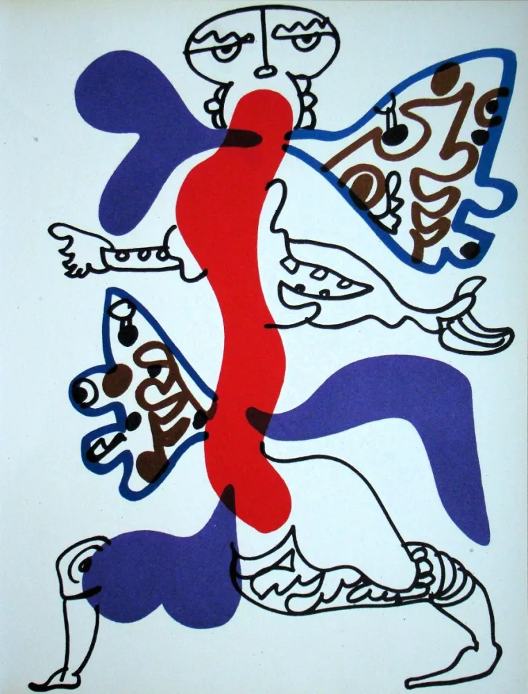 Lithograph Lapicque - Apocalypse