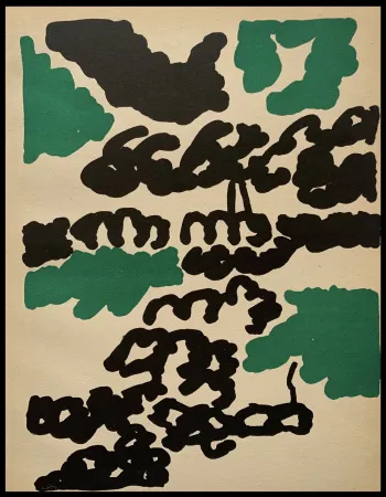 Lithograph Lapicque - Composition 