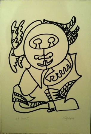 Lithograph Lapicque - Sans titre