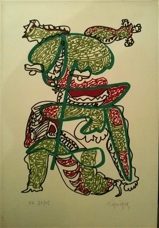 Lithograph Lapicque - Sans titre