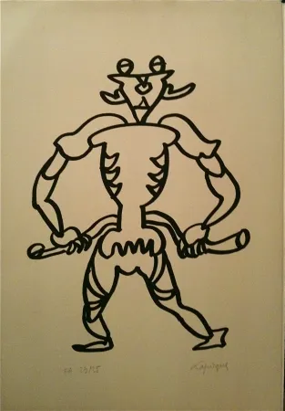 Lithograph Lapicque - Sans titre