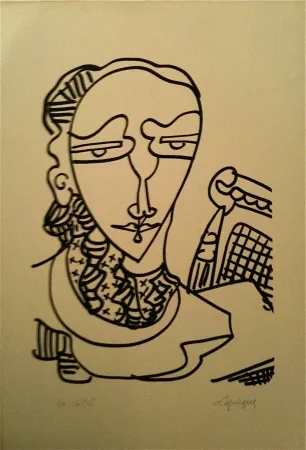 Lithograph Lapicque - Sans titre