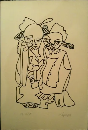 Lithograph Lapicque - Sans titre