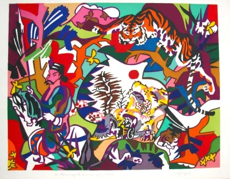 Lithograph Lapicque - Untitled