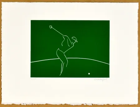 Linocut Larregui - Golf IV