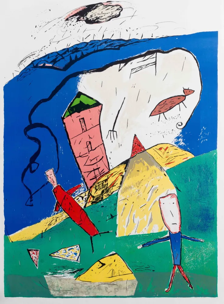 Lithograph Larus - Sans titre