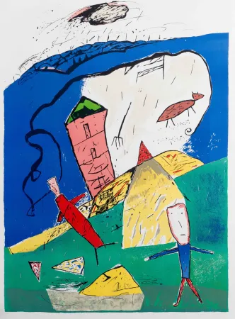 Lithograph Larus - Sans titre