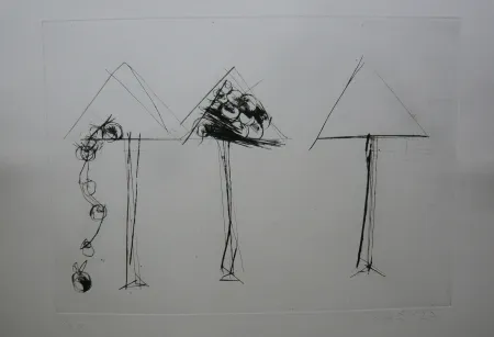 Etching Lataster - Sans titre