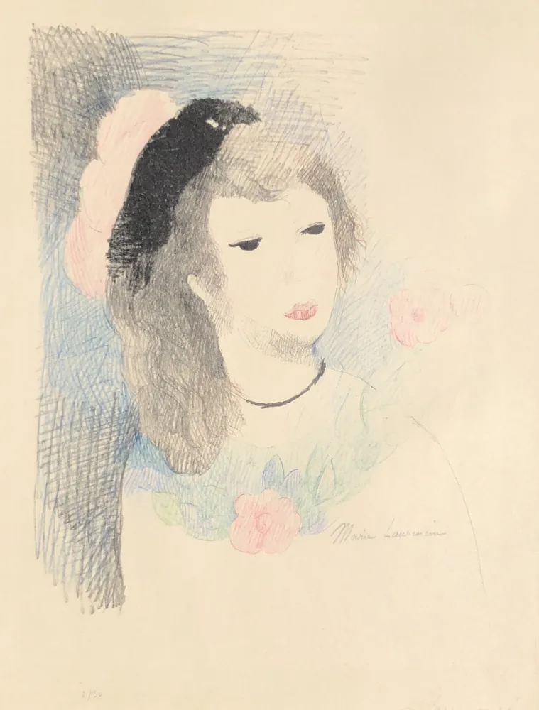 Lithograph Laurencin - Alice et le fiasco