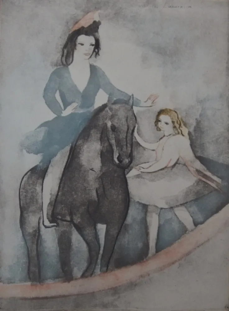 Engraving Laurencin - Dialogue sur la danse