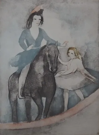 Engraving Laurencin - Dialogue sur la danse