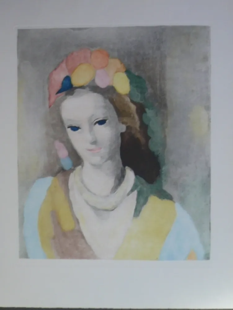 Aquatint Laurencin - Jeune fille