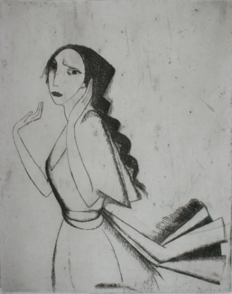 Etching Laurencin - La Romanza