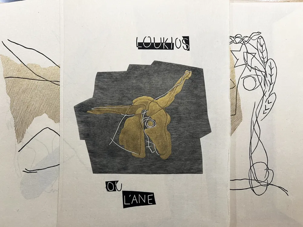 Illustrated Book Laurens - LOUKIOS OU L'ÂNE. Gravures de Henri Laurens, 1 des 40 avec suite (1947).