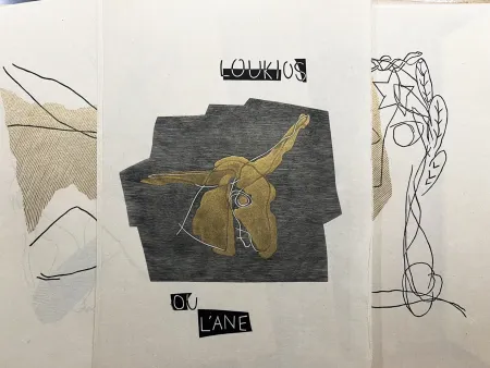 Illustrated Book Laurens - LOUKIOS OU L'ÂNE. Gravures de Henri Laurens, 1 des 40 avec suite (1947).