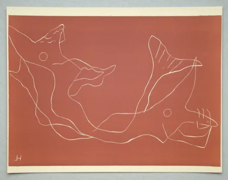 Linocut Laurens - Sirènes