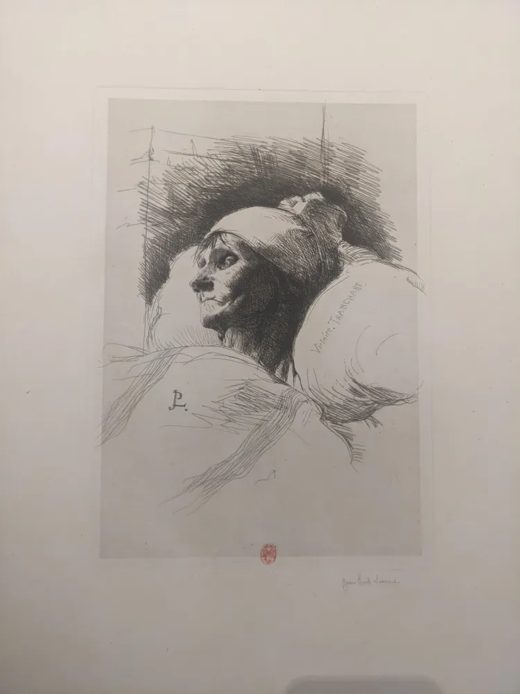 Etching Laurens - Victoire Tranchart / Tête d'étude