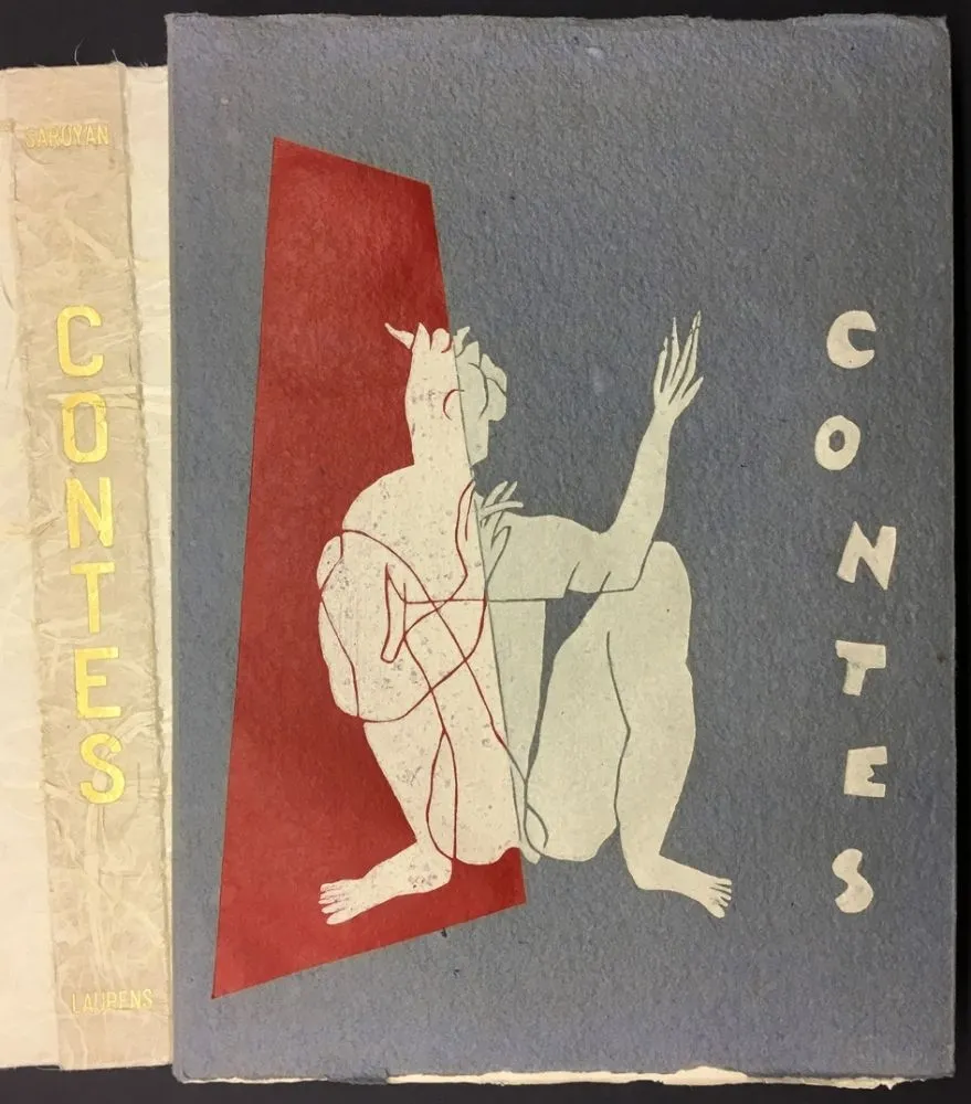 Illustrated Book Laurens - W. SAROYAN : CONTES. illustré de bois originaux par Henri Laurens.
