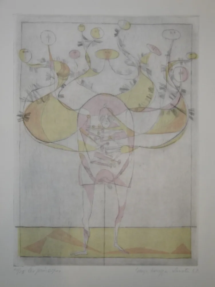 Drypoint Lavater - BAUDELAIRE, Charles. Chacun sa chimère