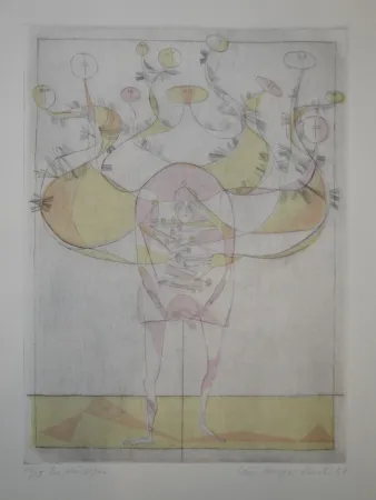 Drypoint Lavater - BAUDELAIRE, Charles. Chacun sa chimère