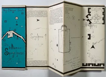 Illustrated Book Lavater - Honegger-Lavater, Warja - Die seltsame Spiegelgasse in Zürich, 1966,  Basel: Basilius Presse - DADA Leporello