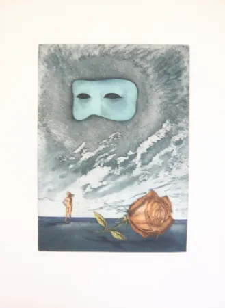 Etching And Aquatint Laventhol - Composition 1