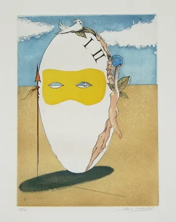 Etching And Aquatint Laventhol - Le miroir aux alouettes