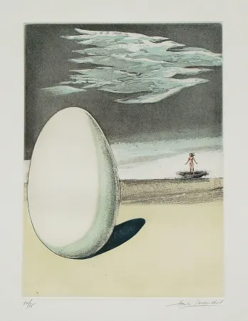 Etching And Aquatint Laventhol - Le miroir aux alouettes