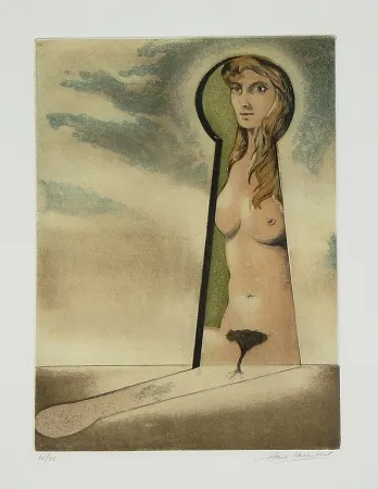 Etching And Aquatint Laventhol - Le miroir aux alouettes