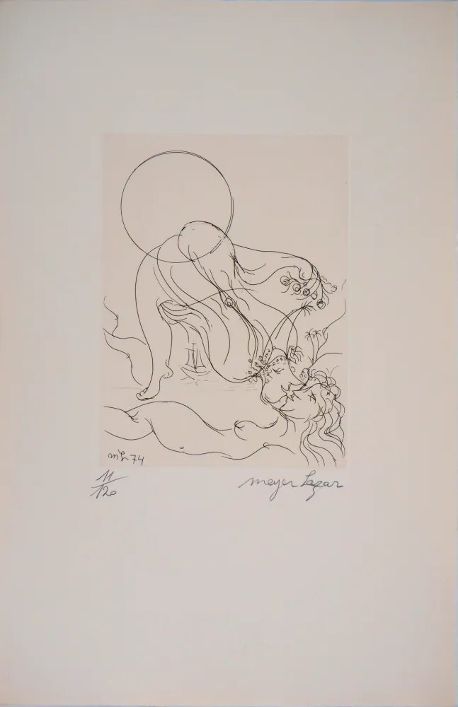 Etching Lazar - Cantique des Cantiques, Amour en voyage