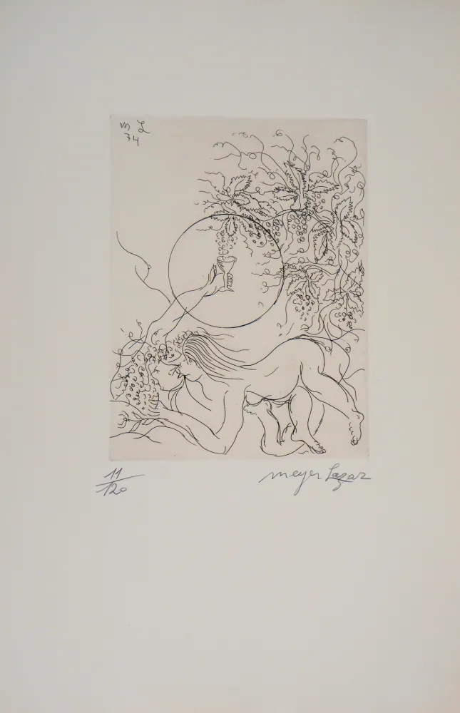 Etching Lazar - Cantique des Cantiques, De l'amour et du vin